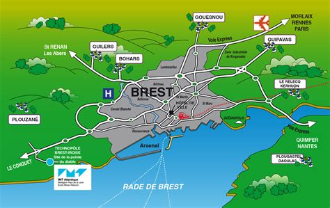 plan q brest|Brest Map